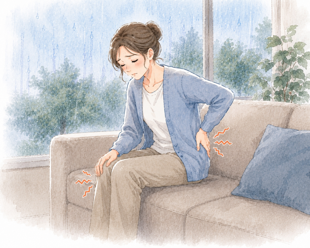 湿気による身体の変化